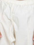 Boy's Beige Woven Jacket With Cream Kurta And Pyjama Set